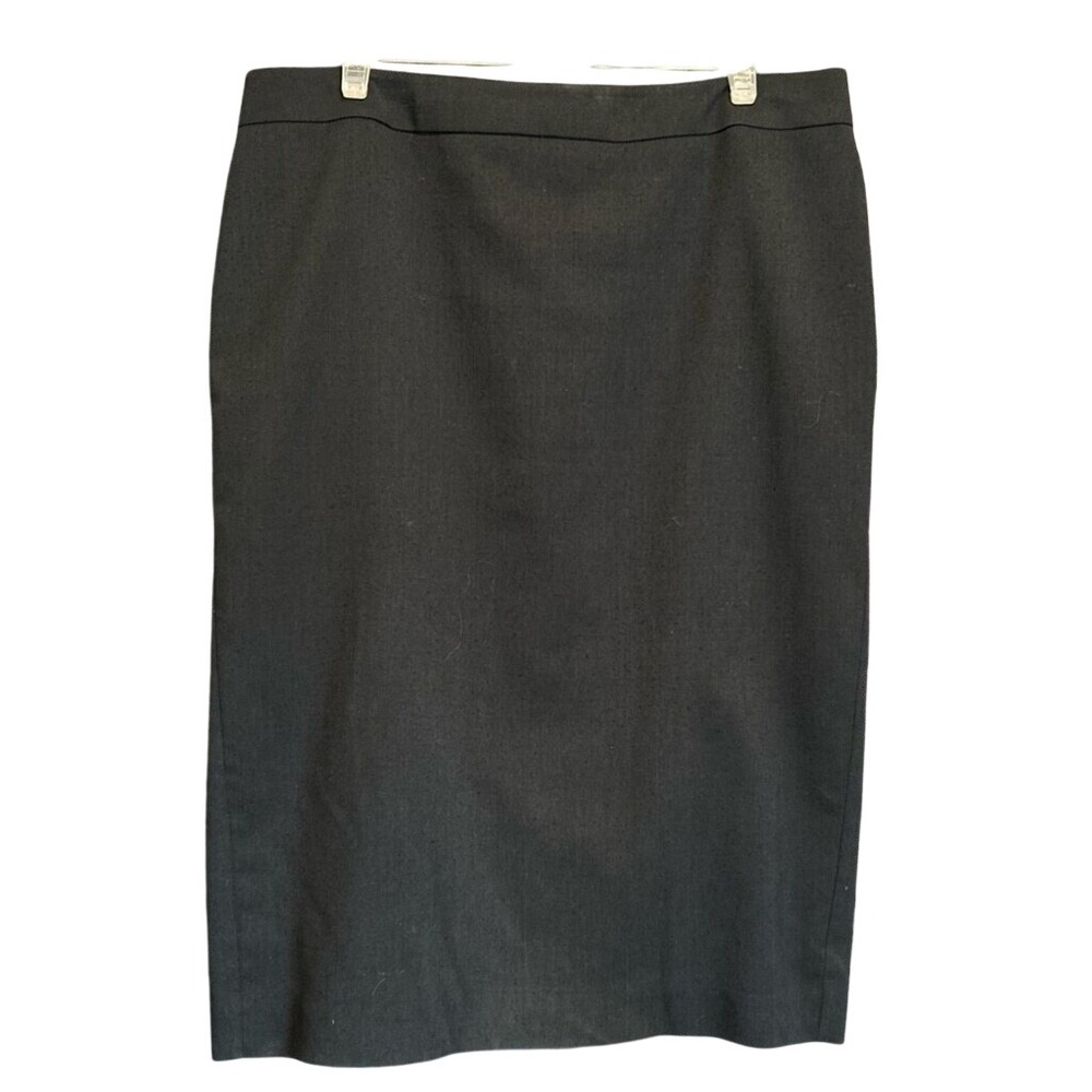Cabi 430 Womens Gray Pencil Skirt Lined Stretch Business Professional Size 8